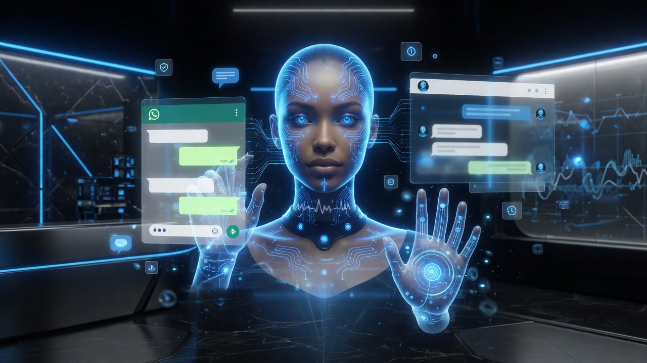 Chatbots com Inteligência Artificial para Empresas automatizando atendimento e geração de leads