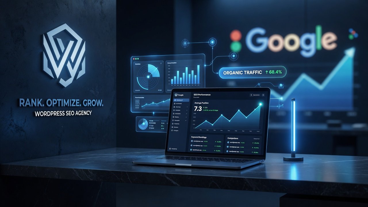 SEO WordPress para empresas desenvolvido por especialistas em otimização de sites profissionais.